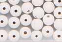 Wooden Beads 0.6cm. White