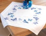 Tablecloth Blue Butterflies