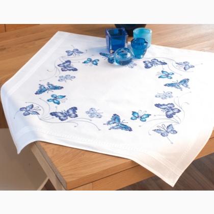Tablecloth Blue Butterflies