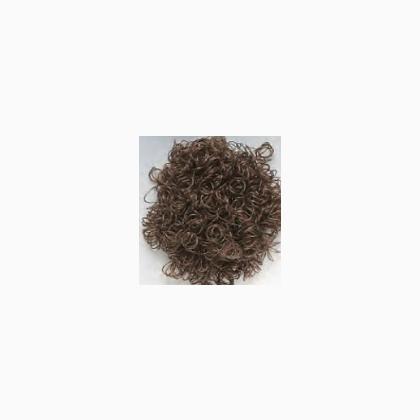 Curly hair: Brown