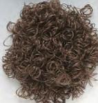 Curly hair: Brown