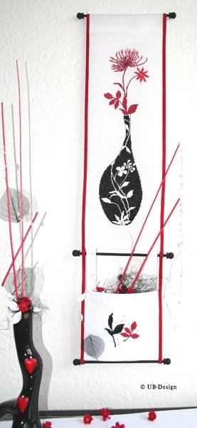 Sinfonie in Rot - Wall Hanger - Symphony in Red