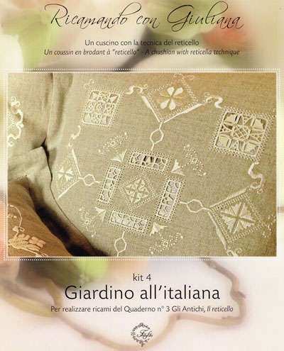 Embroidering with Giuliana - Italian-style Garden - English