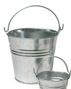 Tin bucket - large