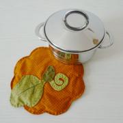 Quilted Table Mat Little Pumpkin