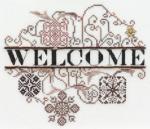 Ornament II Welcome-Bronze Brilliance