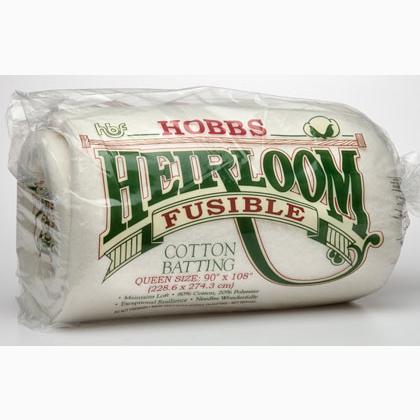 Hobbs Heirloom Fusible 80/20 Cotton Polyester Quilt Batting