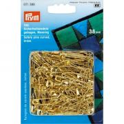 Safety Pins curved - Gold