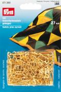 Safety Pins curved - Coil/Brass Gold
