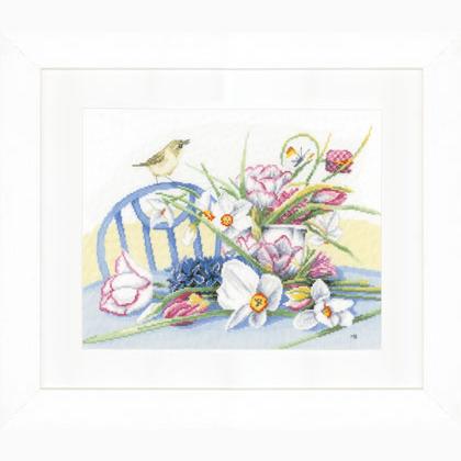 Daffodils on table