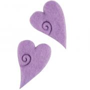 Felt Heart - Lilac (2)