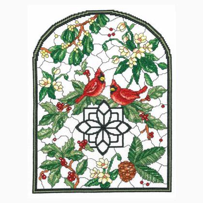 Winter Stained Glass