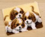 3 puppies Rug