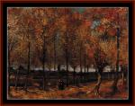 Van Gogh - Lane with Poplars