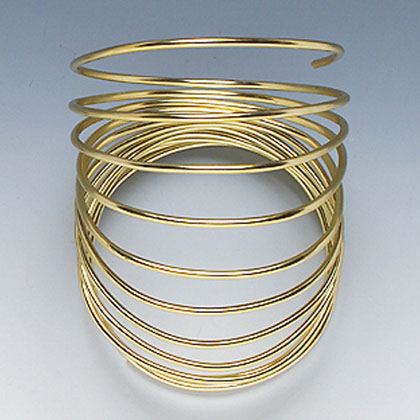 Aluminium wire - gold - 3mm.