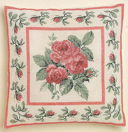 Rose Bouquet Cushion II
