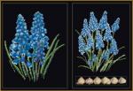 Muscari Panel - black