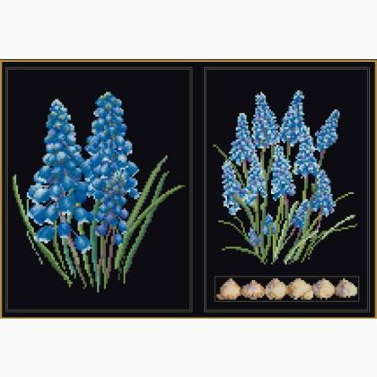 Muscari Panel - black