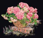 Pink Hydrangea - Black