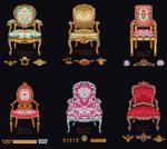 Six Chairs - Black