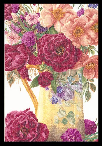 Rose Bouquet - white - Aida
