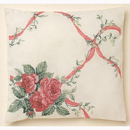 Rose Bouquet Cushion - Aida