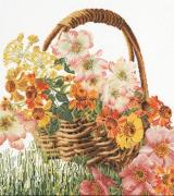Flower Basket - white - Aida