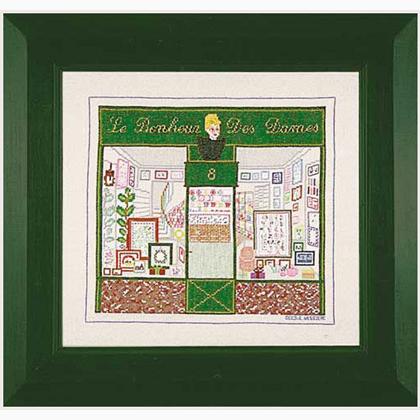Kit Point De Croix Le Bonheur Des Dames 'Beach Ready' - Aïda 18ct - Dimensions 24x15cm - Neuf