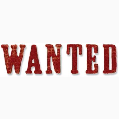 Sizzix Sizzlits Decorative Strip Die - Wanted