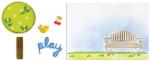 Sizzix Framelits Die Set 6PK w/Text. Imp. - Playing in the Park