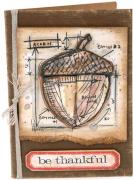 Sizzix Framelits Die Set 5PK w/Stamps - Acorn