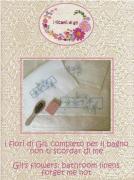 Bathroom linens - Forget me not
