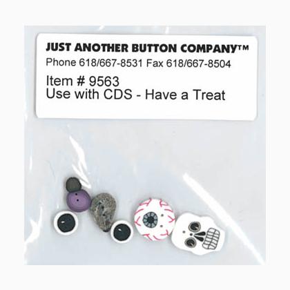 Have A Treat Button Pk (Cherrywood)