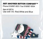 Red White & Blue Button Pack (9574)