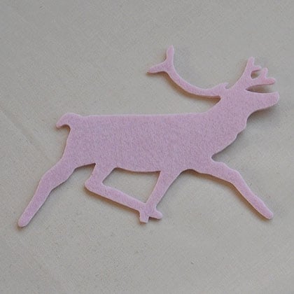 Reindeer - Pastel pink
