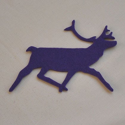 Reindeer - Dark purple