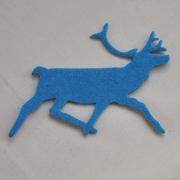 Reindeer - Petroleum blue