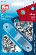 Eyelets with washers 8 mm