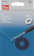 Crochet rings flat profile 26mm