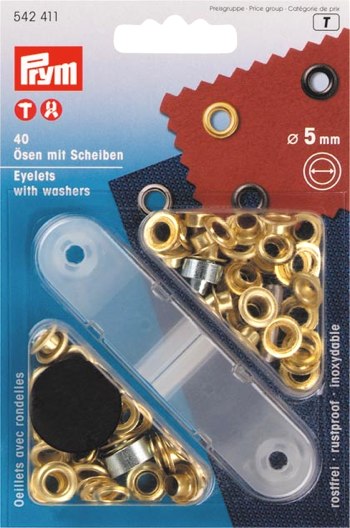 eyelets and washers