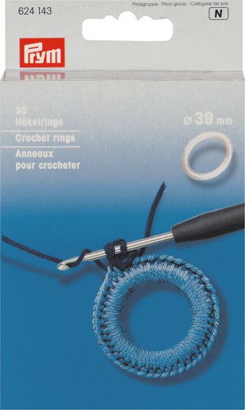 Crochet rings 39 mm