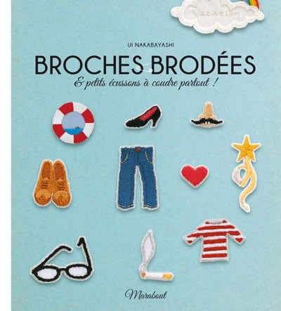 Broches brodées