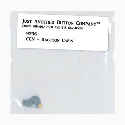 Frosty Forest 1- Raccoon Cabin Button Pack (nh1004.s)