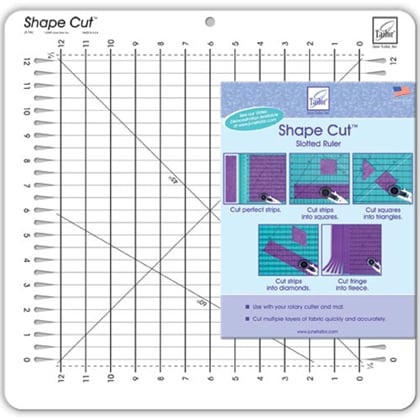 25 - 9 Degree Circle Wedge Ruler with instruction board and 20 patterns