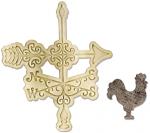Sizzix Bigz Die w/Bonus Text. Imp. - Weathervane
