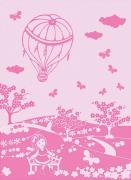 Mongonfiera kitchen towel - Pink - Spring
