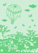 Mongonfiera kitchen towel - Green - Spring