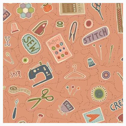 Button Tree Lane Pink Novelty 45x110cm. From Henry Glass - American ...