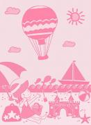 Mongonfiera kitchen towel - Pink - Summer