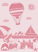 Mongonfiera kitchen towel - Pink powder - Summer